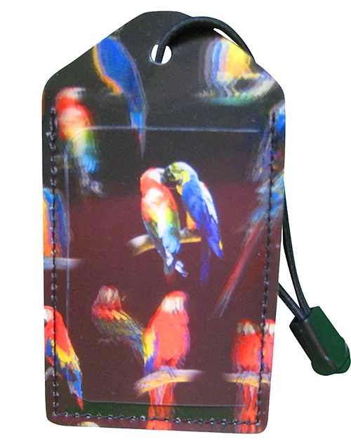 z Luggage Tag: Parrots - En Route Travelware