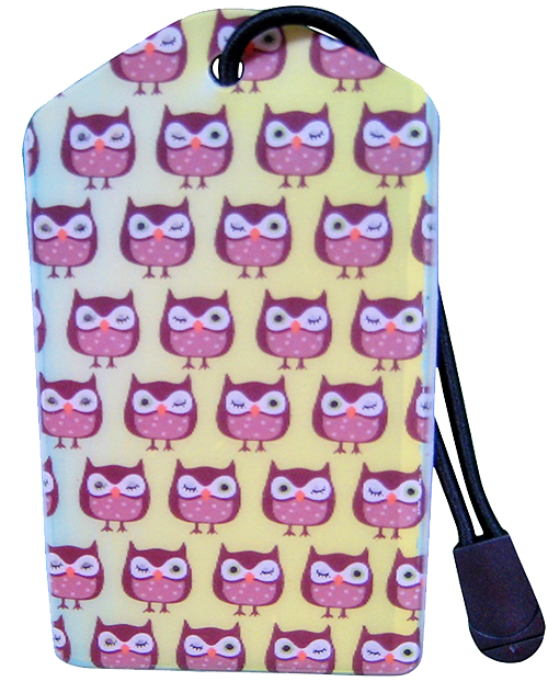 z Luggage Tag: Winking Owls - En Route Travelware