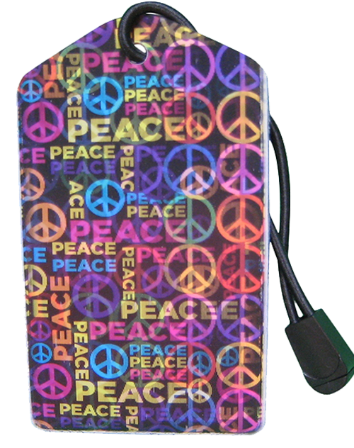 z Luggage Tag: Peace - En Route Travelware