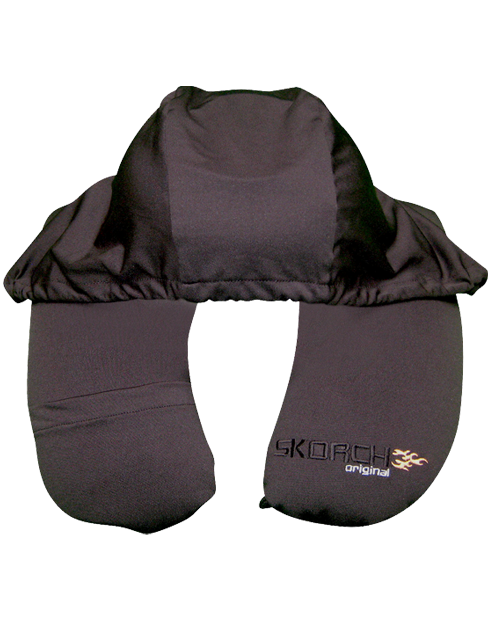 2-in-1 Travel Pillow with Hoodie (#103) - En Route Travelware